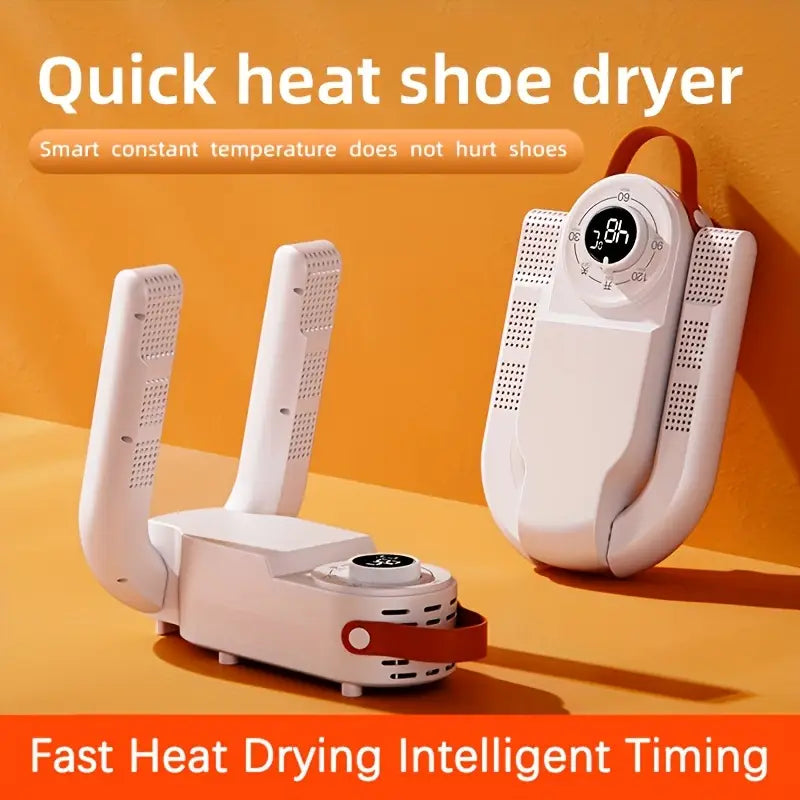 1pc Quick Heat Shoe Dryer with Automatic Timing